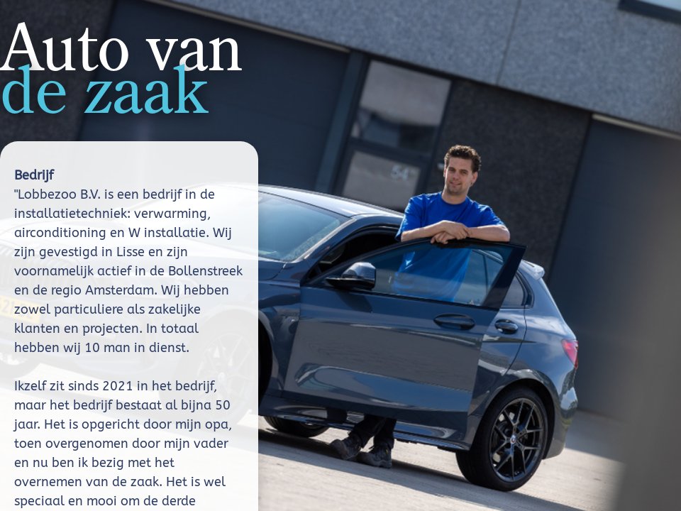 Auto van de zaak 2 Pro Raad zomer 2023